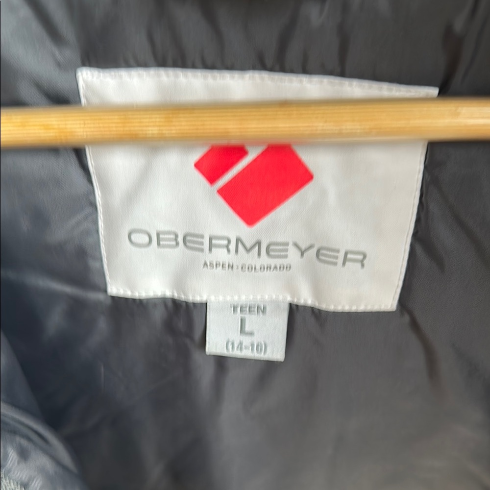 Obermeyer Gray and White Jacket - Picture 8 of 11